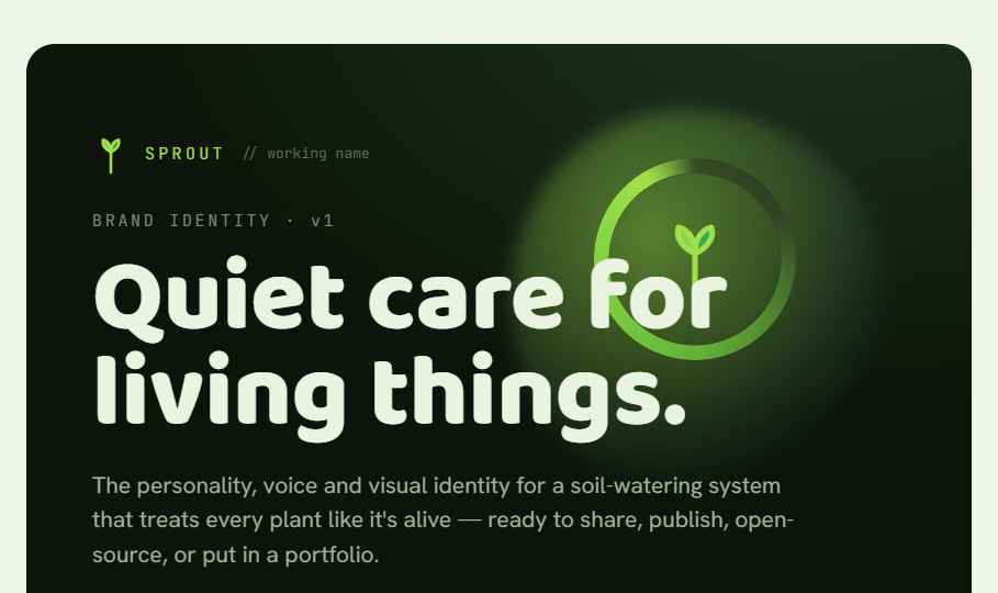 Sprout Brand Identity
